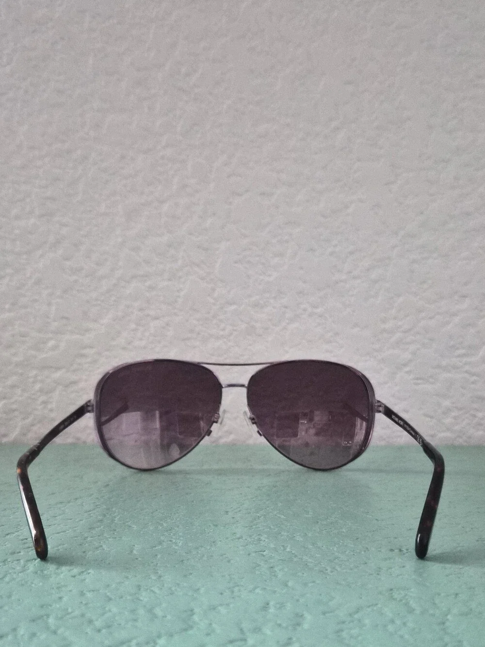Michael Kors Plum Purple Aviator Sunglasses 70s Boho Jet Set